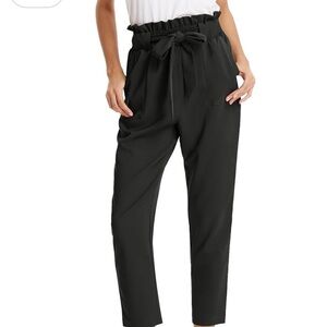 Grace Karin Elegant Black Women's Trousers